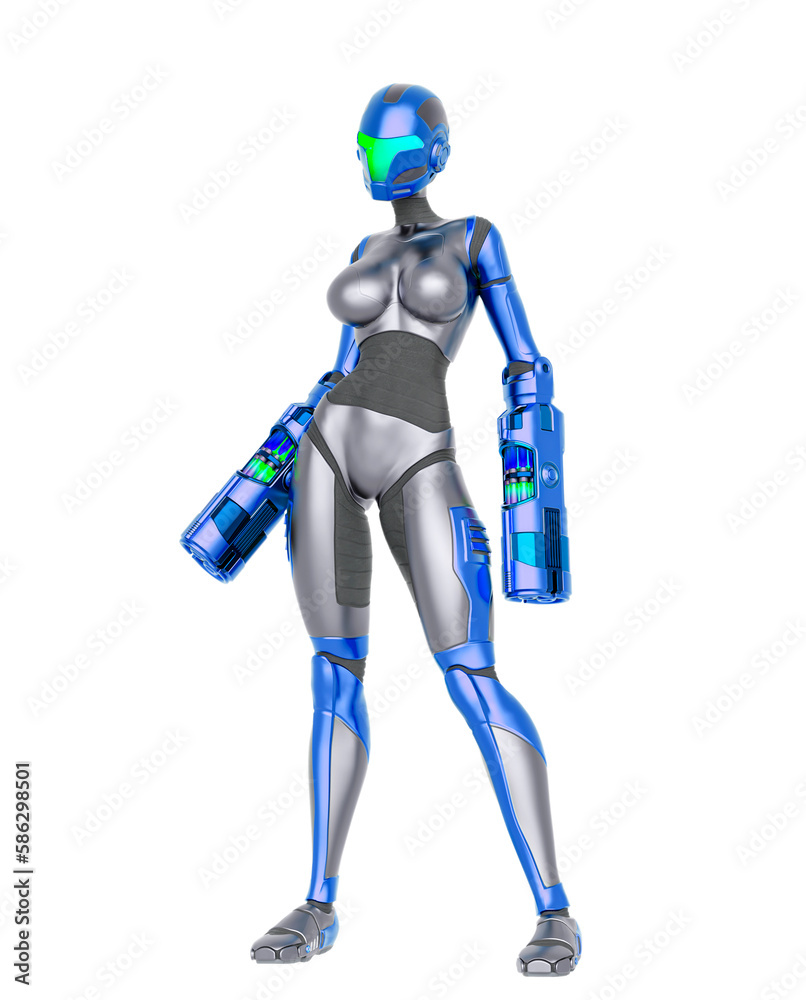 bot girl is standing up
