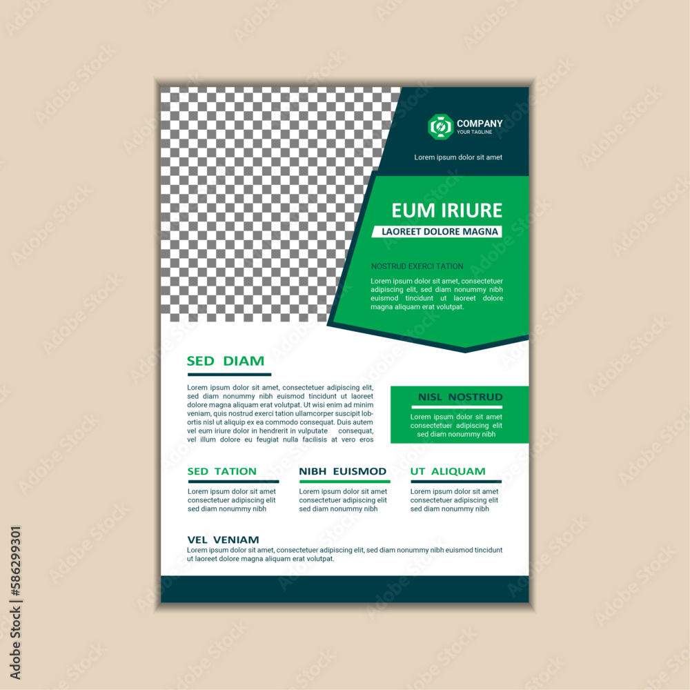 Vector corporate business flyer design template, simple and clean a4 size with bleed. Vector corporate business flyer design template, simple and clean a4 size with bleed.