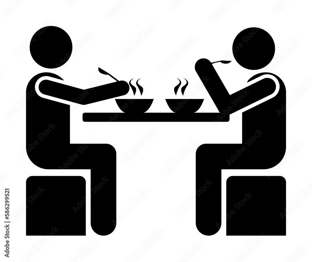 joint lunch icon. Element of conversation icon for mobile concept and web apps. Isolated joint lunch icon can be used for web and mobile joint lunch icon. Element of conversation icon for mobile concept and web apps. Isolated joint lunch icon can be used for web and mobile