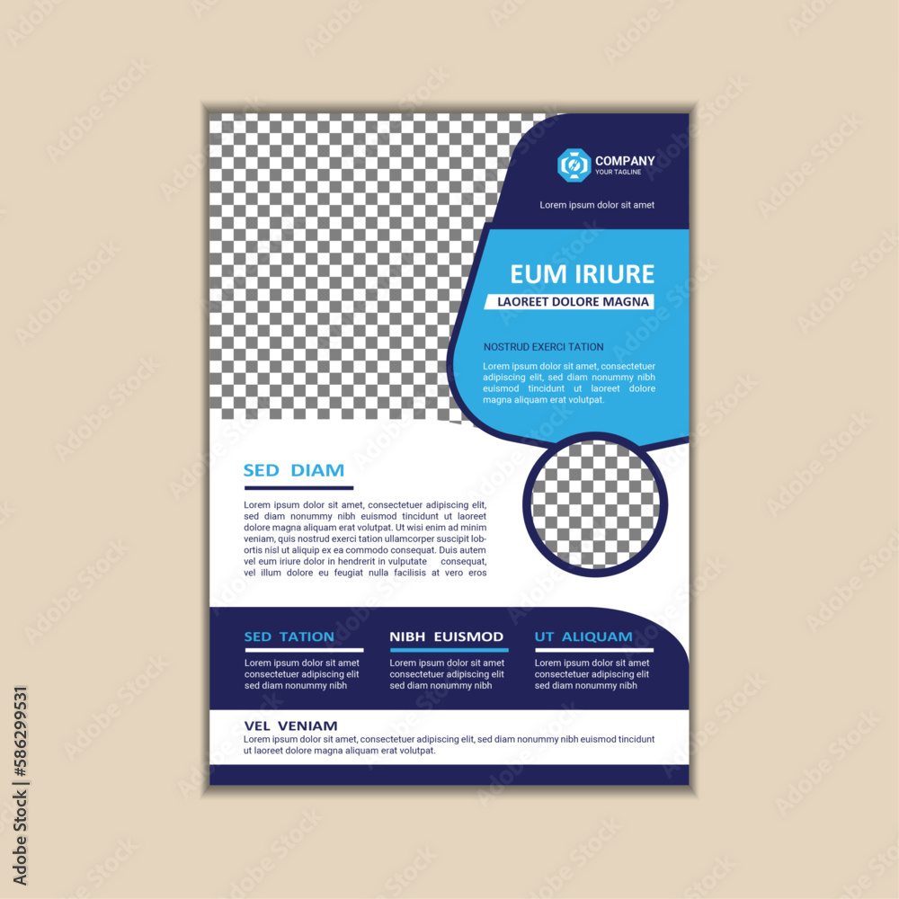 Vector corporate business flyer design template, simple and clean a4 size with bleed. Vector corporate business flyer design template, simple and clean a4 size with bleed.