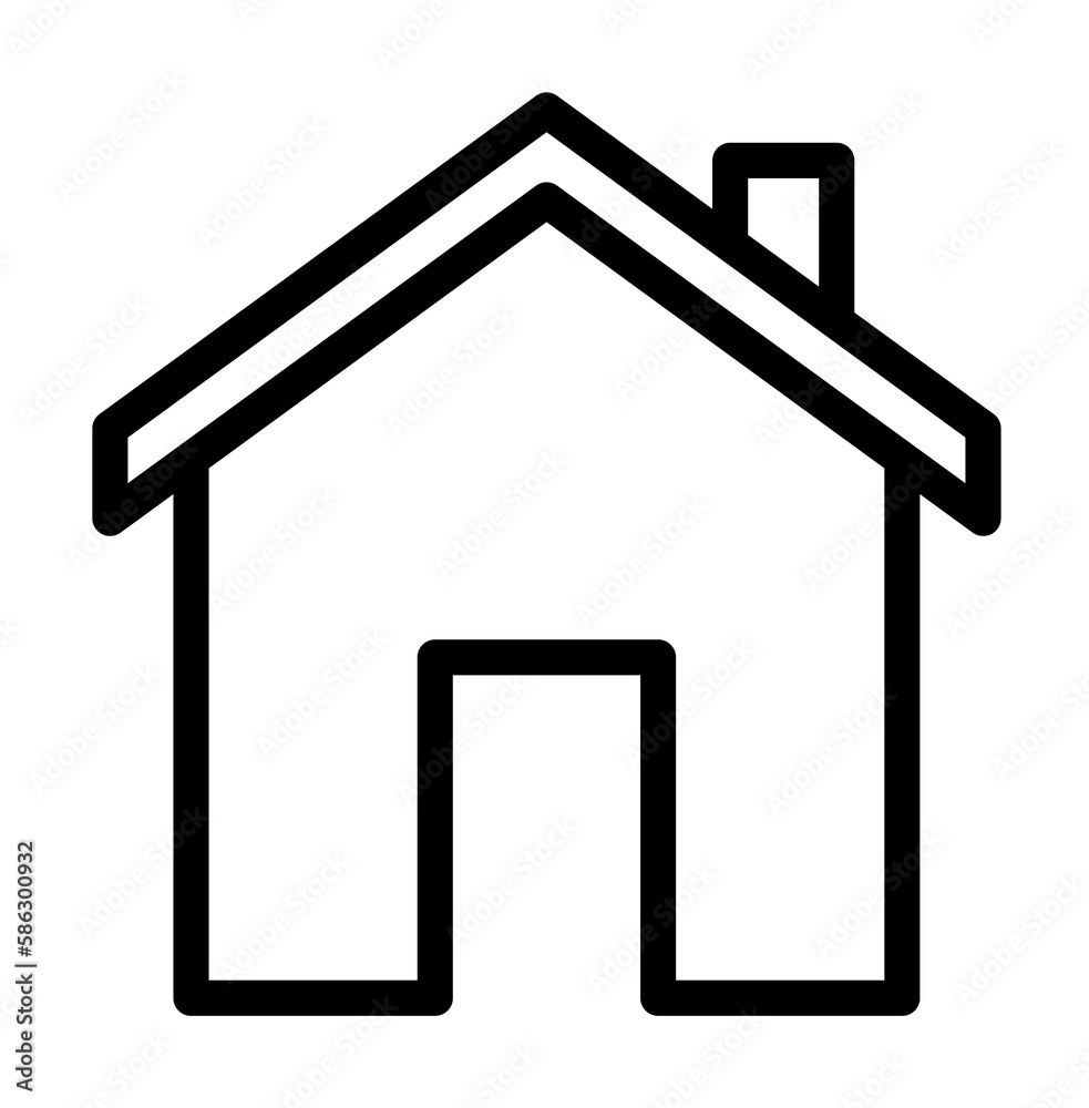 house icon. Element of navigation for mobile concept and web apps. Thin line house icon can be used for web and mobile house icon. Element of navigation for mobile concept and web apps. Thin line house icon can be used for web and mobile
