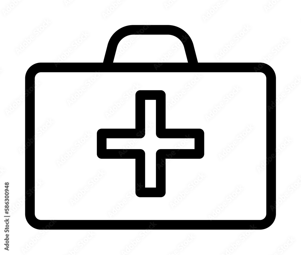 first-aid kit icon. Element of navigation for mobile concept and web apps. Thin line first-aid kit icon can be used for web and mobile first-aid kit icon. Element of navigation for mobile concept and web apps. Thin line first-aid kit icon can be used for web and mobile