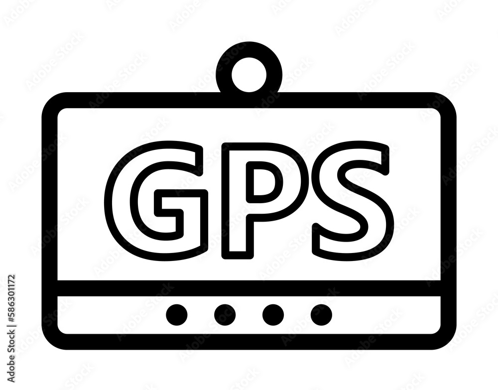 GPS navigator icon. Element of navigation for mobile concept and web apps. Thin line GPS navigator icon can be used for web and mobile GPS navigator icon. Element of navigation for mobile concept and web apps. Thin line GPS navigator icon can be used for web and mobile