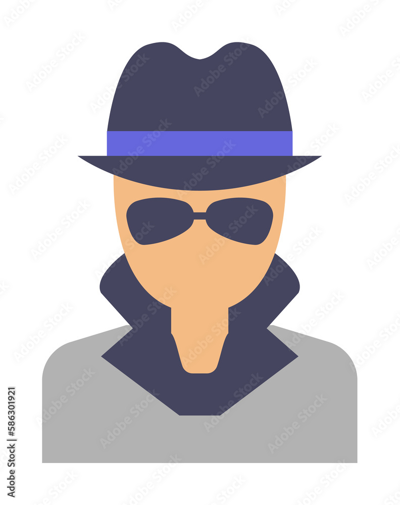 hacker icon. Element of cyber security icon for mobile concept and web apps. Colored hacker icon can be used for web and mobile hacker icon. Element of cyber security icon for mobile concept and web apps. Colored hacker icon can be used for web and mobile
