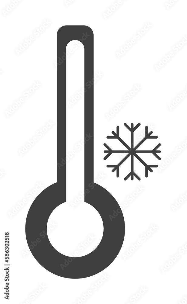 cold temperature icon. One of the collection icons for websites, web design, mobile app cold temperature icon. One of the collection icons for websites, web design, mobile app