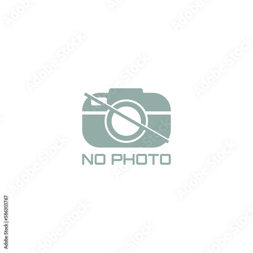No photo available icon isolated on white background