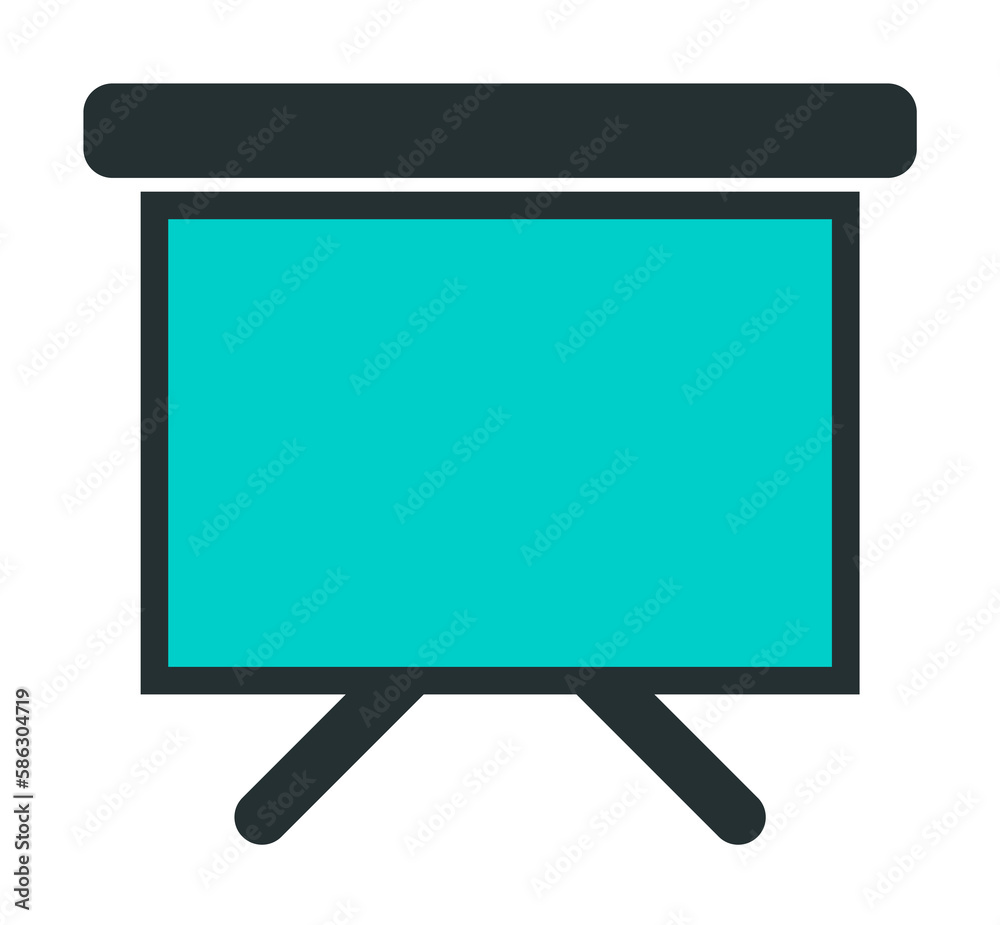 screen for presentation icon. Element of web icon with one color for mobile concept and web apps. Isolated screen for presentation icon can be used for web and mobile screen for presentation icon. Element of web icon with one color for mobile concept and web apps. Isolated screen for presentation icon can be used for web and mobile