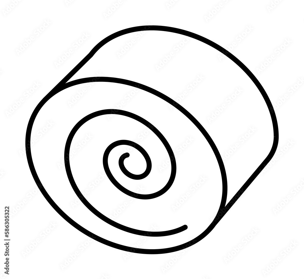 rolls icon. Element of fast food for mobile concept and web apps icon. Thin line icon for website design and development, app development rolls icon. Element of fast food for mobile concept and web apps icon. Thin line icon for website design and development, app development