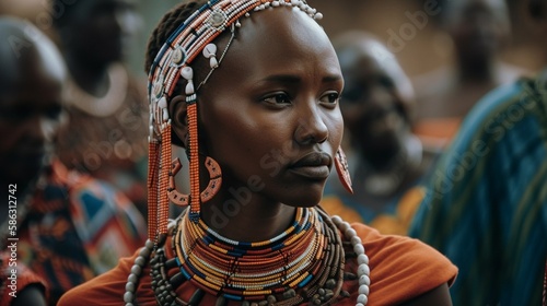 AI African Tribes: Intimate and Powerful Portraits Capturing the Beauty and Diversity of Traditional Cultures © cff999