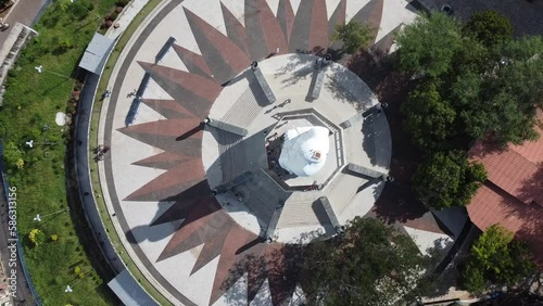 Juazeiro do Norte Crato Cariri Ceará Cidade Sertão Nordeste Estátua Padre Cícero Nossa Senhora Fatima Colina Horto Paisagem Igreja Museu Religião Religioso Chapada Araripe Religiosidade Drone Aéreo photo