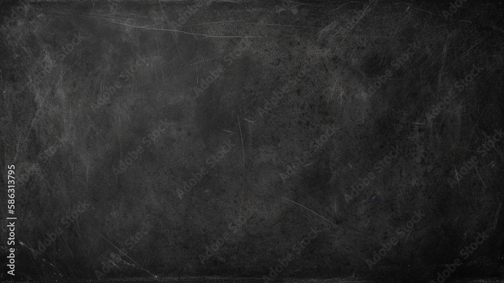 Grunge black chalkboard textured background - obrazy, fototapety, plakaty 