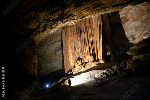 Dorgali- Sardinia 07-12-2021 -Bue Marino caves- grotto, guided tour, speleological excursion Bue Marino caves, Sardinia, Italy photo
