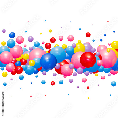 Colored balloons. Abstract vector background. Eps 10