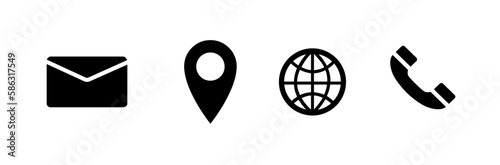 Iconset contact vector 