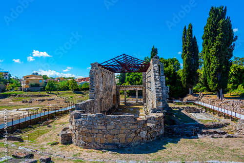 Early Christian Basilica of Paleopolis at Corfu, Greece photo