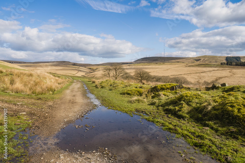 Walking on the West Pennine Moors from Great Hill to White Coppice