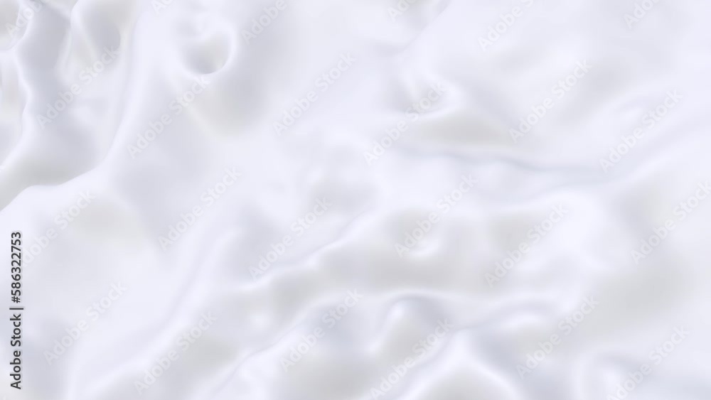 Fondo abstracto de superficie con textura de ondas blancas. Movimiento lento relajante.