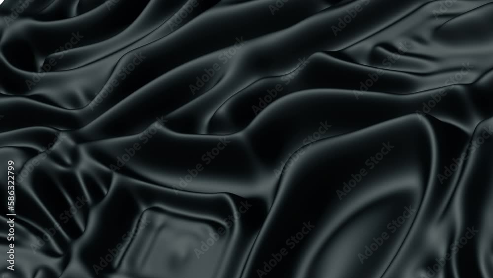 Fondo abstracto de superficie con textura de ondas blancas. Movimiento lento relajante.