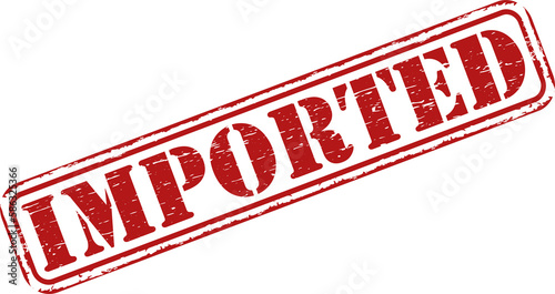 Photography Imported grunge rubber stamp