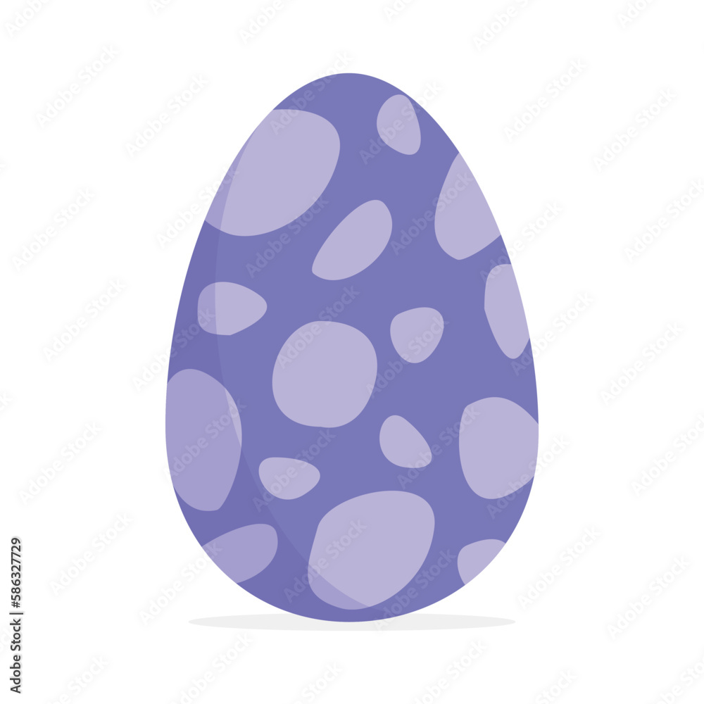 Easter egg. Vector Illustration . 