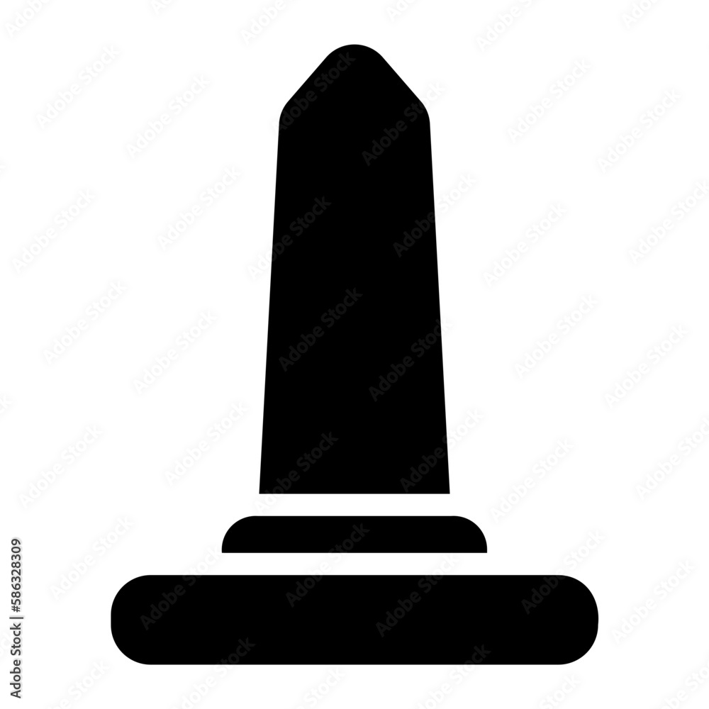 obelisk glyph icon obelisk glyph icon