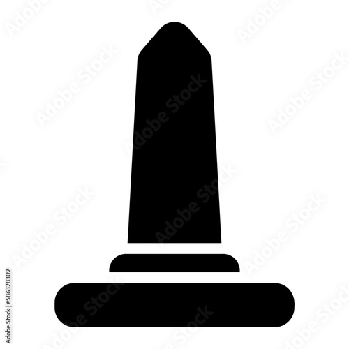 obelisk glyph icon