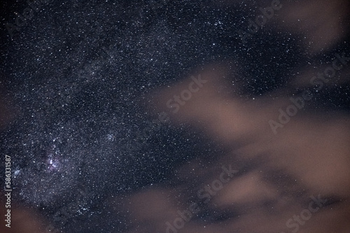 night sky above South Africa