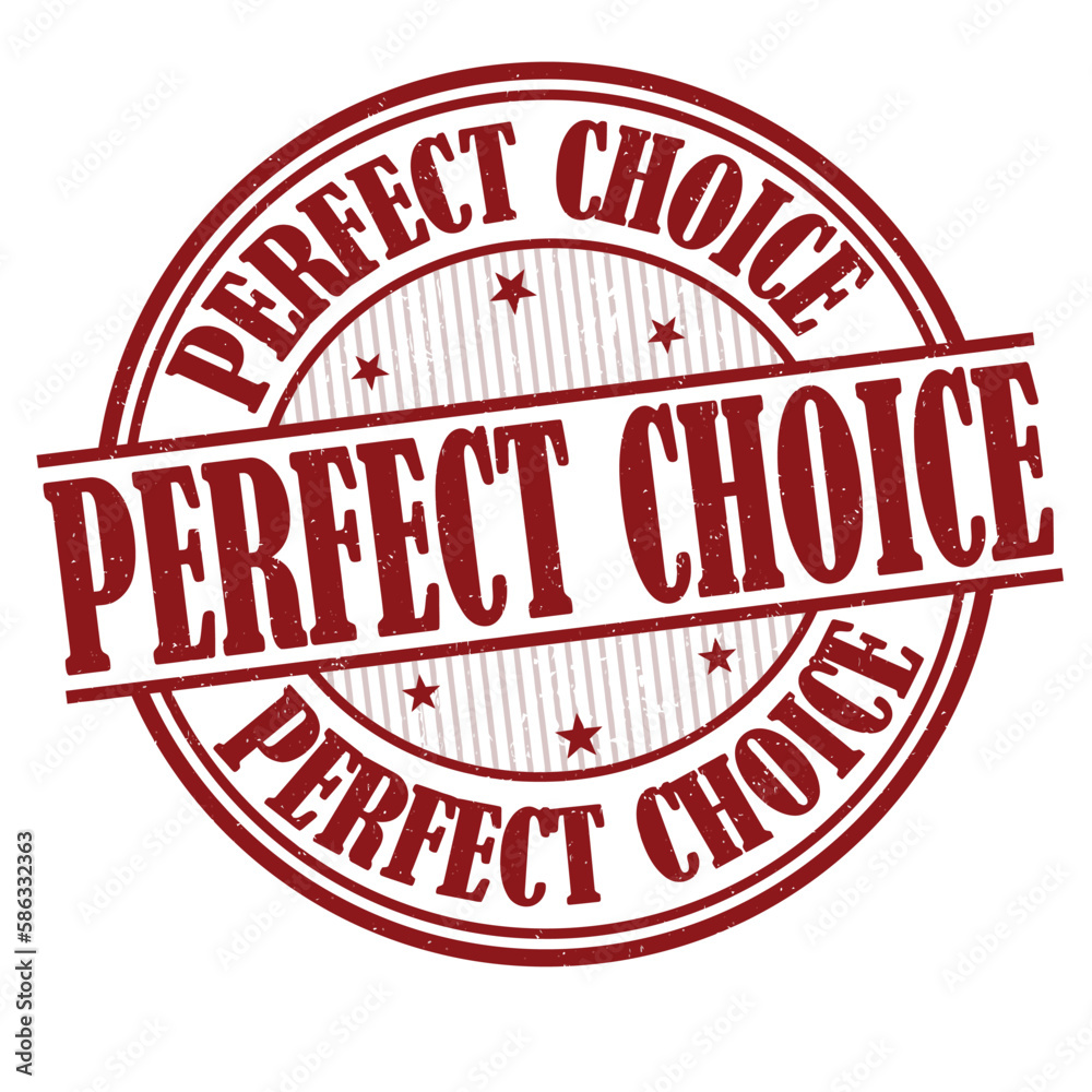 Perfect choice grunge rubber stamp Perfect choice grunge rubber stamp