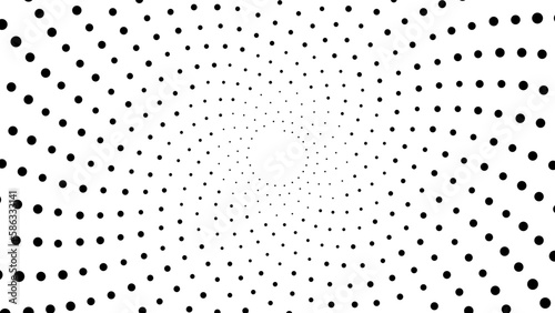 Fibonacci spiral patterns in vector. Mathematical morphology - visualization of phyllotaxis spiral types - code of nature - vector concept of mathematical function Cyanotype
