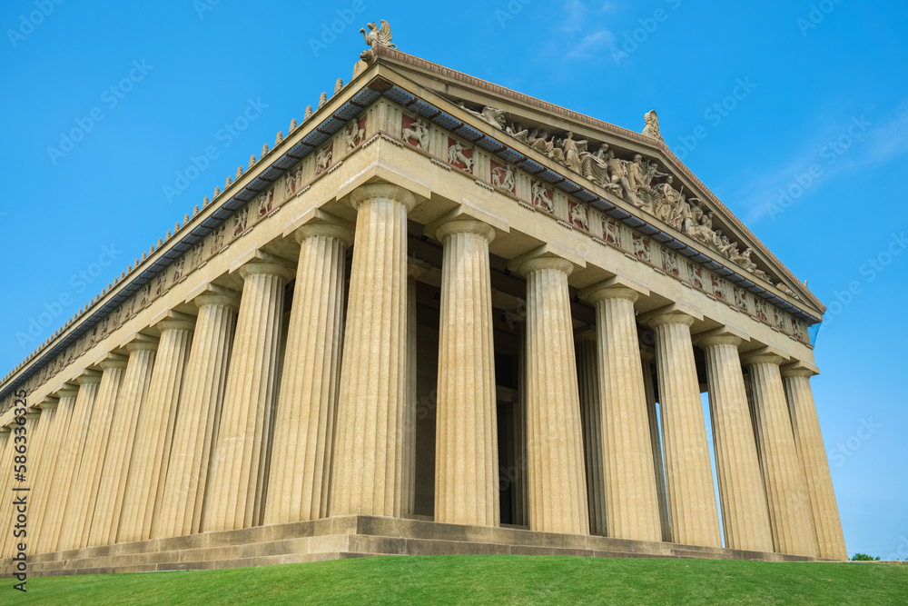 Fototapeta premium Parthenon replica in Centennial Park in Nashville, Tennessee
