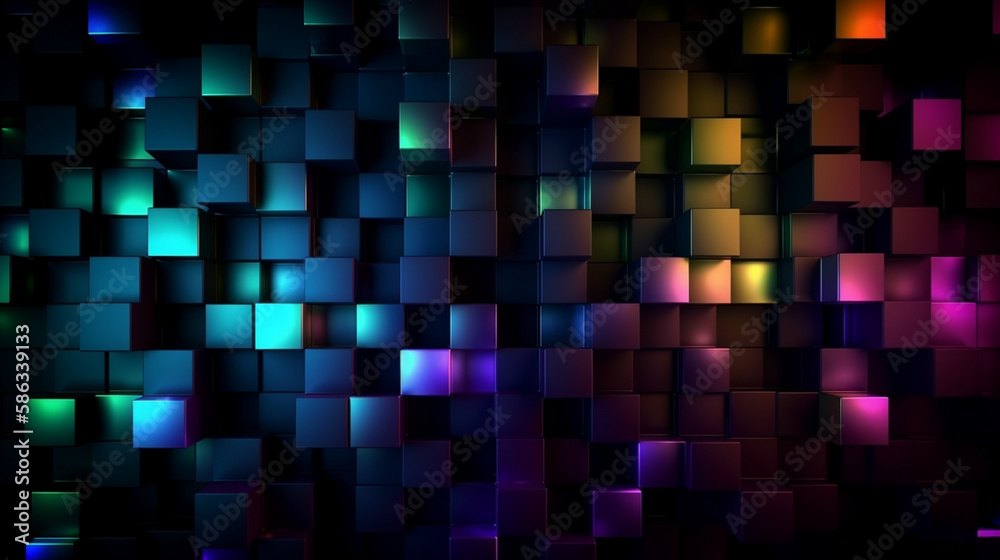 Abstract colorful background Generative AI Abstract colorful background Generative AI