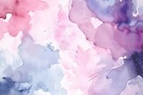 Hand painted pastel color watercolor ink blot background