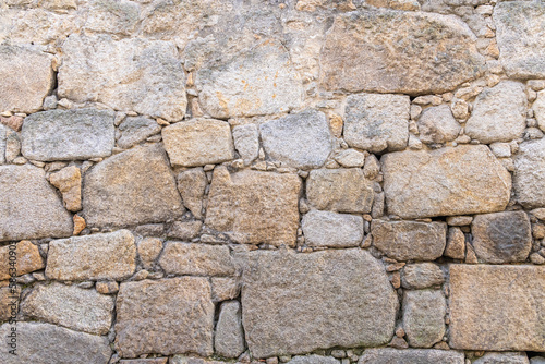 Traditional stone wall in Vila Nova de Gaia.