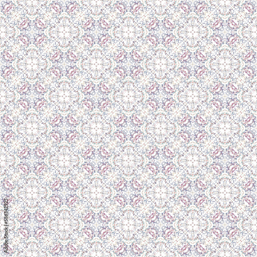Seamless background pattern. Abstract geometric pattern in pixel art style.