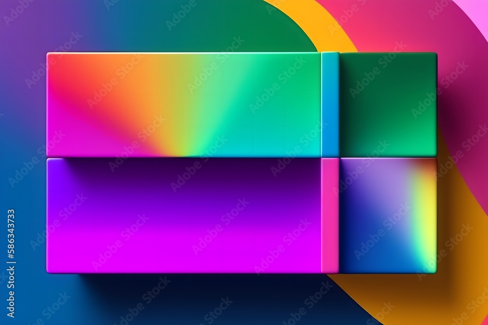 Fototapeta premium Modern Abstract Wallpaper. Generative AI. 
