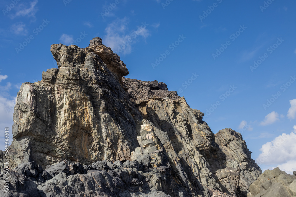 Pena Horadada beach with giant rocks, Fuerteventura