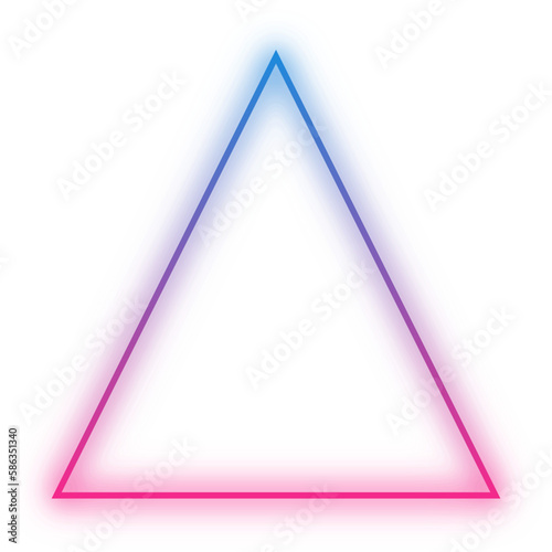 Basic shape Rectangle, triangle, circle Neon Futuristic sign frame colourful vector transparent file wallpaper
