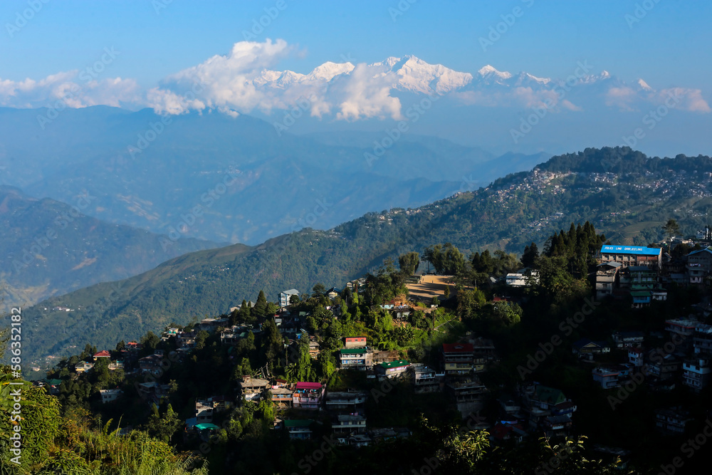 Kanchenjunga view from Darjeeling, India