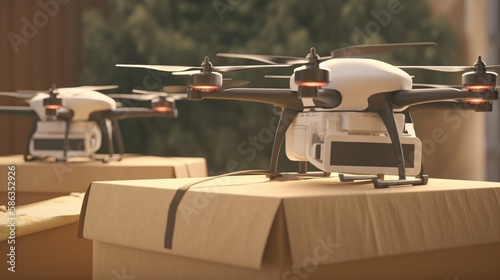 Drone delivery Food Delivery: Sustainable Solutions for a Better Future - Generative Ai
