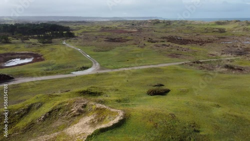 Dunes de Biville Natural Reserve and Heritage Site in France Normandy photo