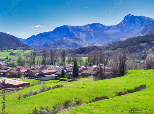 Lario village, Montaña de Riaño y Mampodre Regional Park, Leon province, Spain photo