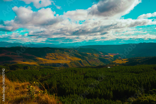 Paisagem das montanhas Serra Catarinense Rancho Queimado Santa Catarina Brasil Beleza Viagem Turismo Lazer