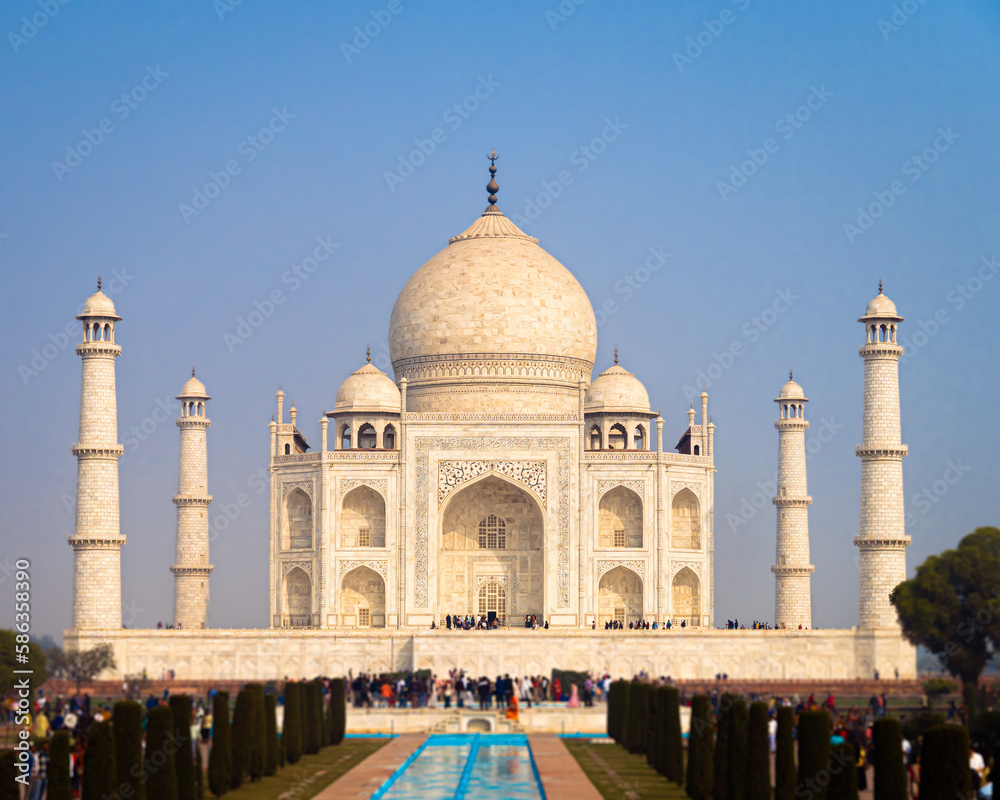 Naklejka premium taj mahal agra country