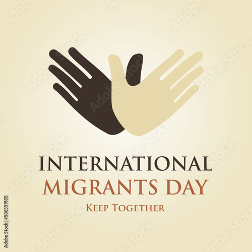 International migrant day poster design