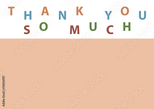 Thank you for your order. Compliment card design and text spice. illustration vector.