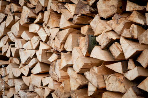Buchenholz als Scheitholz / Brennholz
