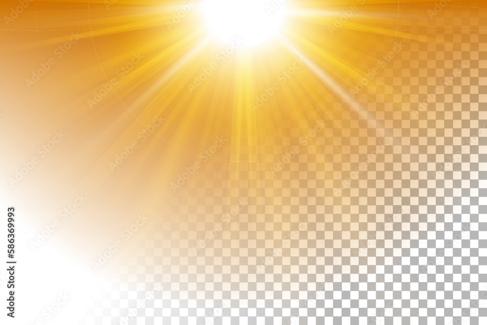 Yellow Shine on White Transparent Pattern, PNG Ready, Vector Illustration Yellow Shine on White Transparent Pattern, PNG Ready, Vector Illustration