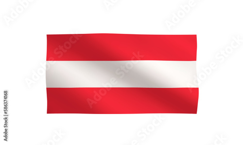 Austria Flag Icon. Official Austrian flag waving in the wind. Symbol of Austria. Sign isolated on white background. Realistic 3d flag emblem. Vector illustration Free Download Austria Flag Icon. Official Austrian flag waving in the wind. Symbol of Austria. Sign isolated on white background. Realistic 3d flag emblem. Vector illustration - GFXLoad