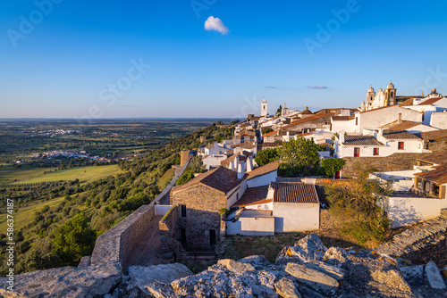 The fortified medieval village of Monsanaz.