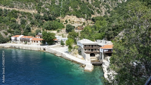 The Monastery of Osiou Grigoriou is a monastery built on Mount Athos 